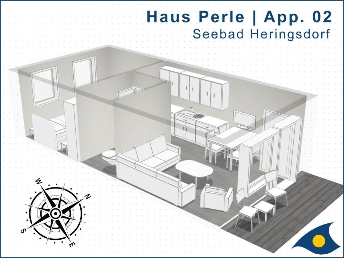 Haus Perle Whg 02 Daire Heringsdorf Dış mekan fotoğraf